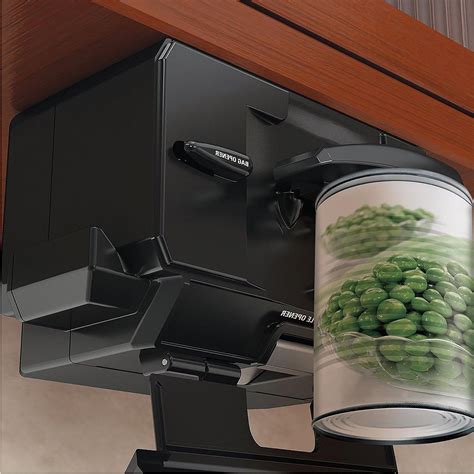 stainless steel under cabinet can opener|undercounter mounted electric can openers.